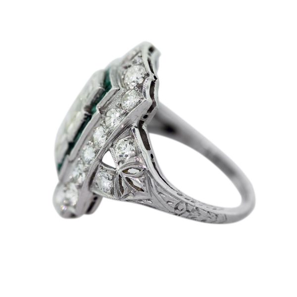 Side of Emerald Ring
