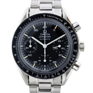 Vintage Omega Speedmaster Chronograph Automatic Stainless Steel Watch