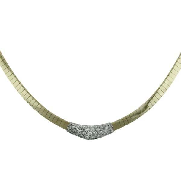 Diamond Omega Necklace