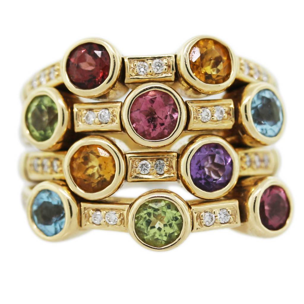 9 Best Designs of Gold Rings with Stones | Styles At Life