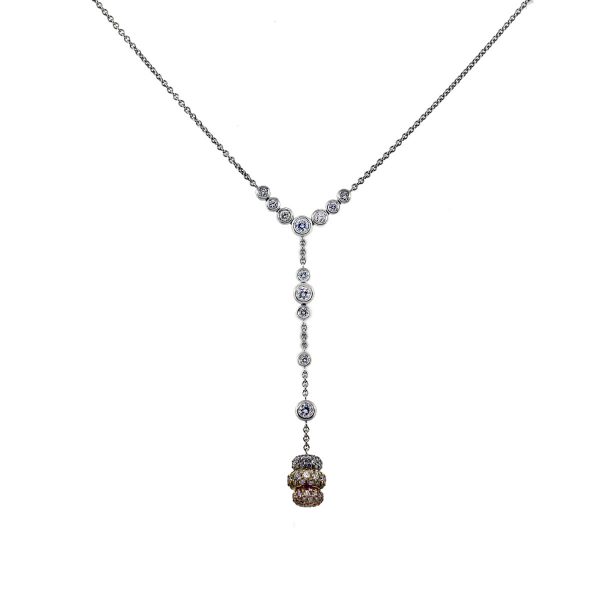 Pave Set Diamond Necklace