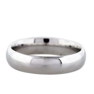14k White Gold Mens Wedding Band Ring, wedding rings for men, mens wedding bands