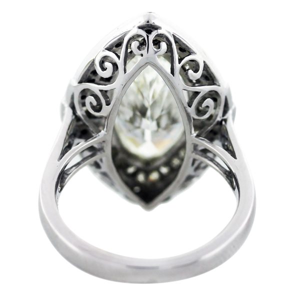 5 Carat Marquise Cut Diamond Platinum Engagement Ring-Boca Raton