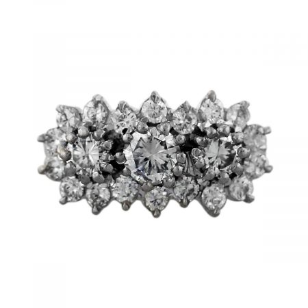 Diamond Cluster Ring