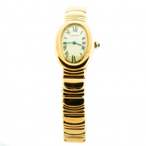 Ladies Baignoire, cartier baignoire ladies, ladies cartier watch, pre owned Cartier watch