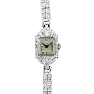 Vintage Gold Diamond Ladies Watch