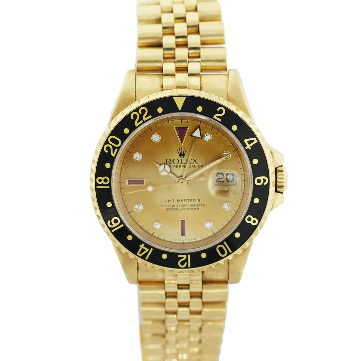 solid gold gmt master ii