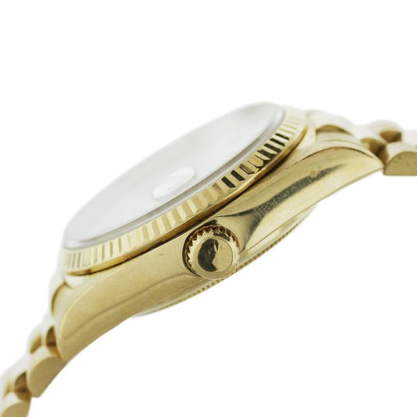 Rolex Datejust White Dial Mens Watch