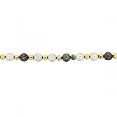 Gold Pearl Beaded bracelet