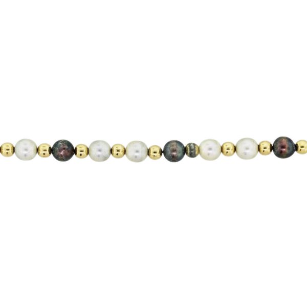 Gold Pearl Beaded bracelet