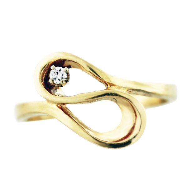 gold diamond loop ring boca raton