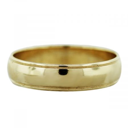 Yellow Gold Wedding Band Ring