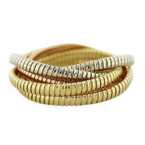 rolling gold bracelet, gold bracelet, unique gold bracelets