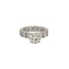 14k White Gold 4.05ctw Diamond Eternity Engagement Ring