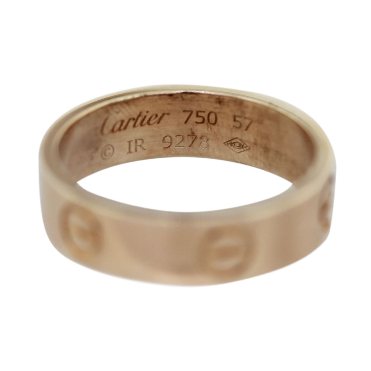Cartier 18k Rose Gold LOVE Wedding Band Size 57-Boca Raton