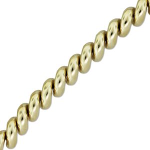 san marco jewelry, yellow gold bracleet, gold rope bracelet