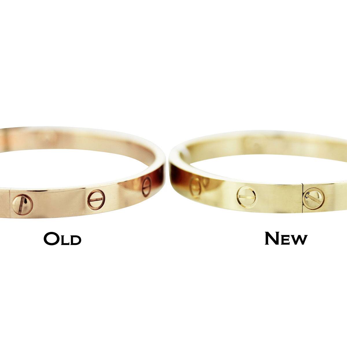 The Difference Between the New Cartier Love Bangle the Older