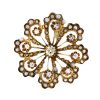 Pre owned Diamond and Pearl Pin