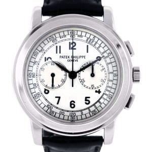 pre owned white gold Patek Philippe Chronograph