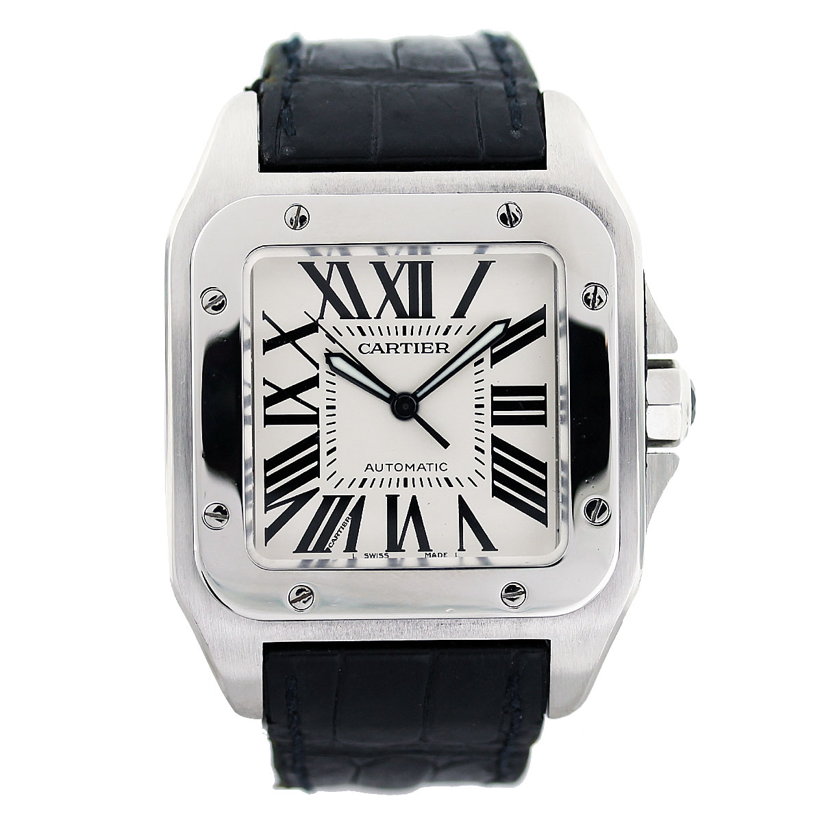 Cartier Santos 100 XL W20073X8 Stainless Steel Mens Watch