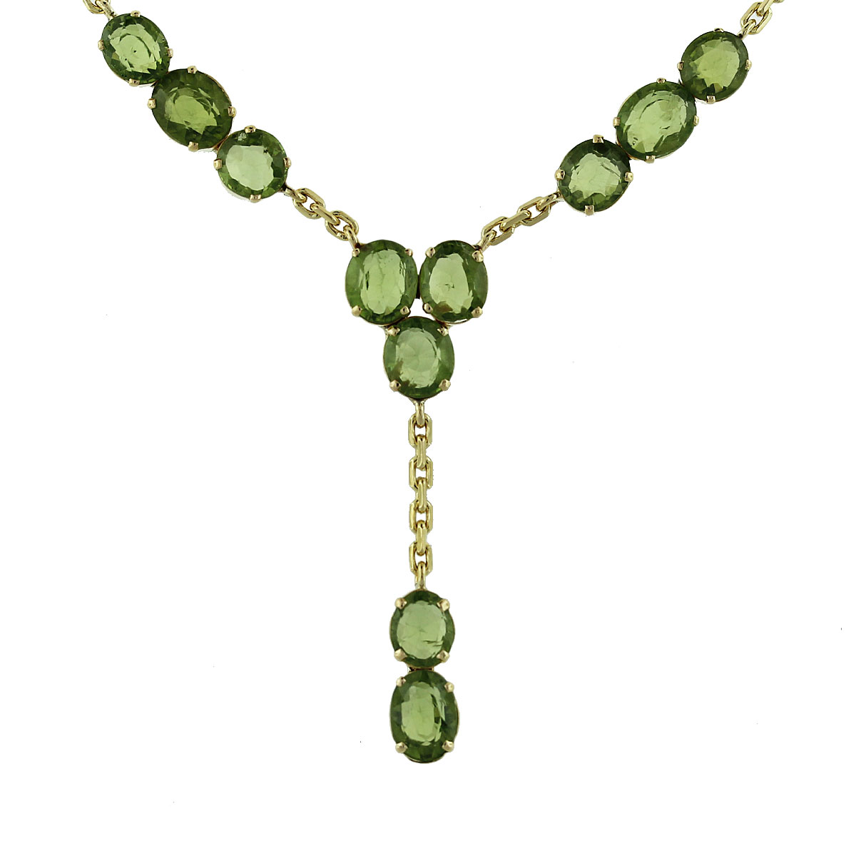 1920s Antique 3.43 Carat Peridot and Seed Pearl Yellow Gold Necklace For  Sale at 1stDibs | antique necklaces 1920s, vintage peridot necklace, peridot  antiques