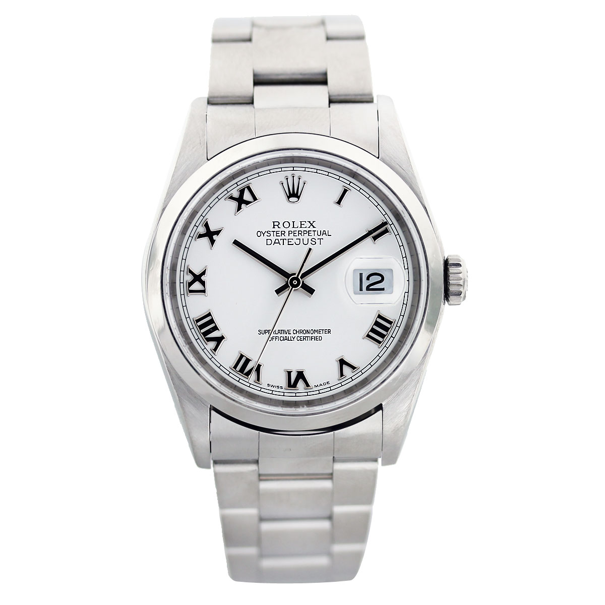 rolex datejust 2 roman numerals