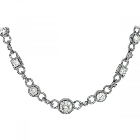 Diamond Multi Cut Diamond Necklace
