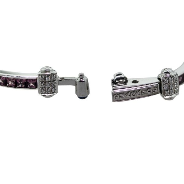 Pink sapphire bracelet