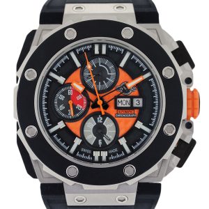 GV2 by Gevril Men’s 8801 Corsaro Orange Chronograph Watch