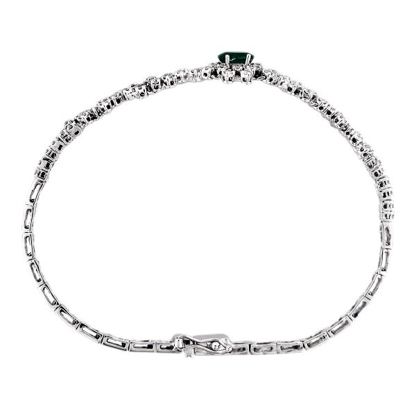 diamond emerald bracelet