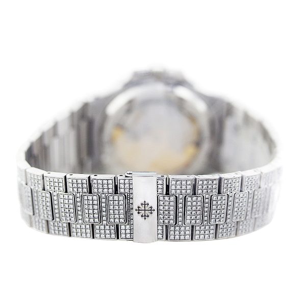 Patek Philippe Nautilus White Gold Diamond Watch