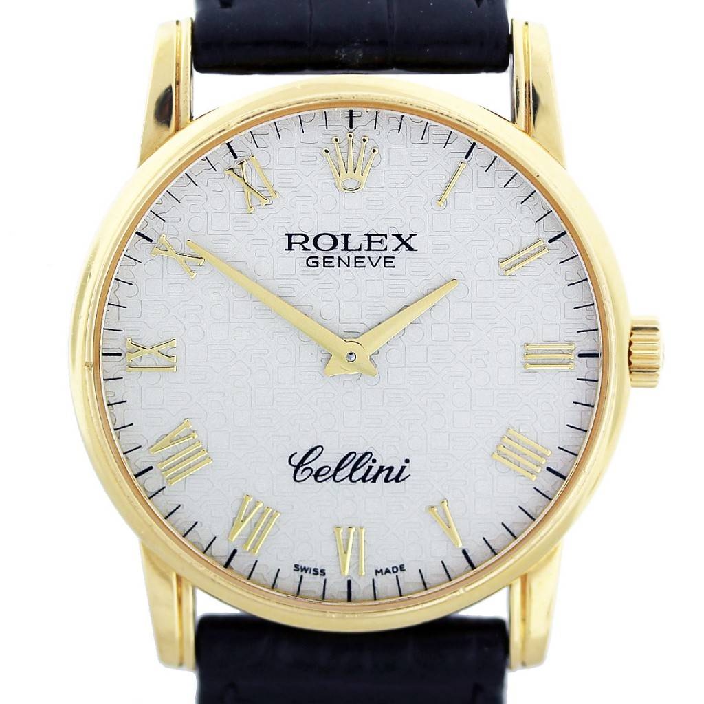 rolex gold cellini watch