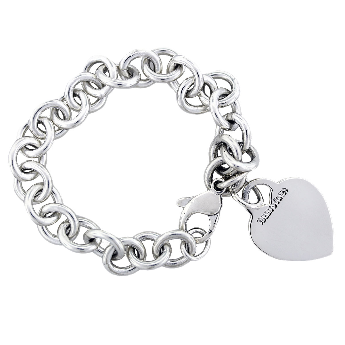 tiffany co bracelet heart charm