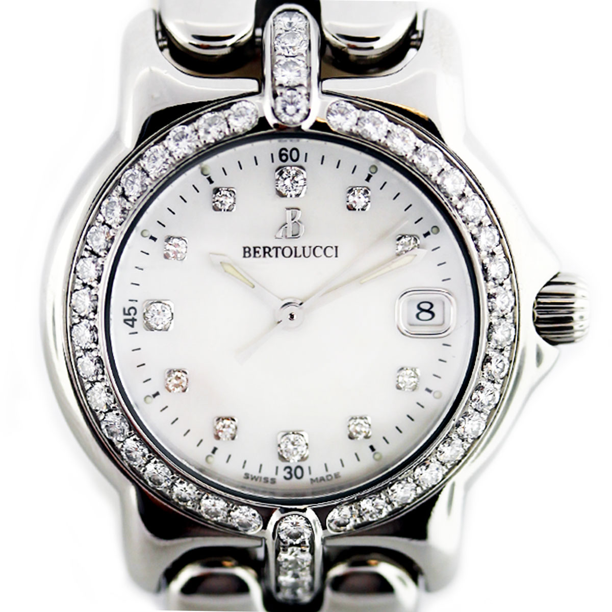 bertolucci watch diamond bezel