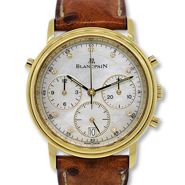 BlancPain Split Second Chronograph Mens Watch