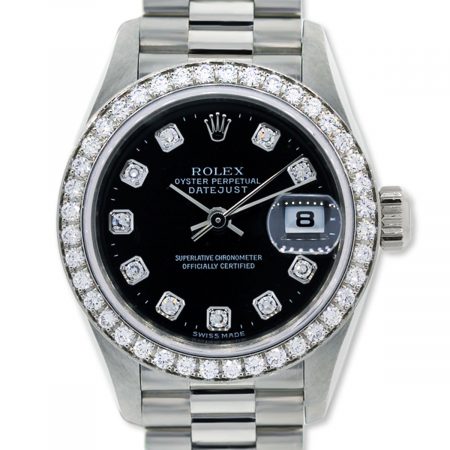 Diamond Dial and Bezel Rolex Watch