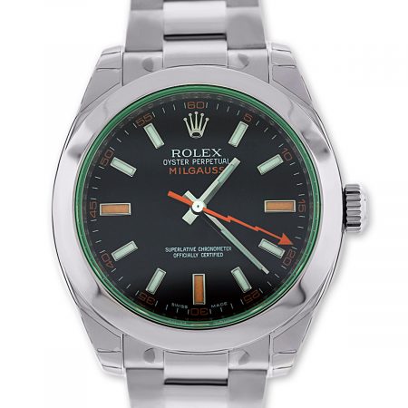 Rolex Milgauss 116400GV Green Glass Edition