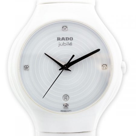 Rado Jubile White Diamond Dial High-Tech Ceramic Watch