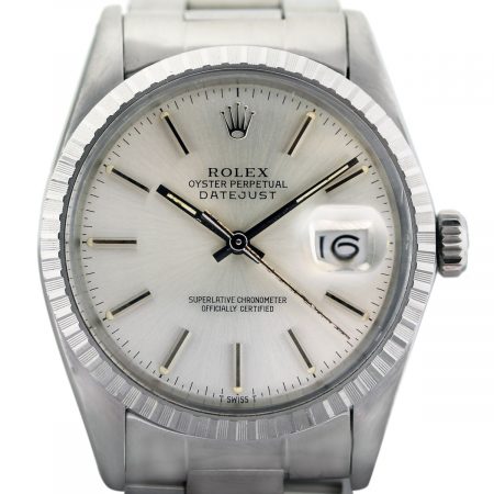 Rolex Datejust 16030 Stainless Steel Silver Dial Oyster Perpetual Watch