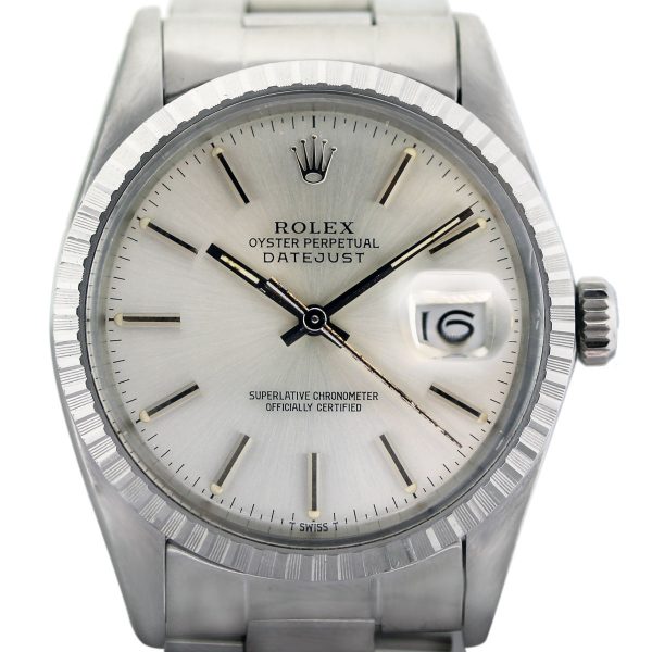 Rolex Datejust 16030 Stainless Steel Silver Dial Oyster Perpetual Watch