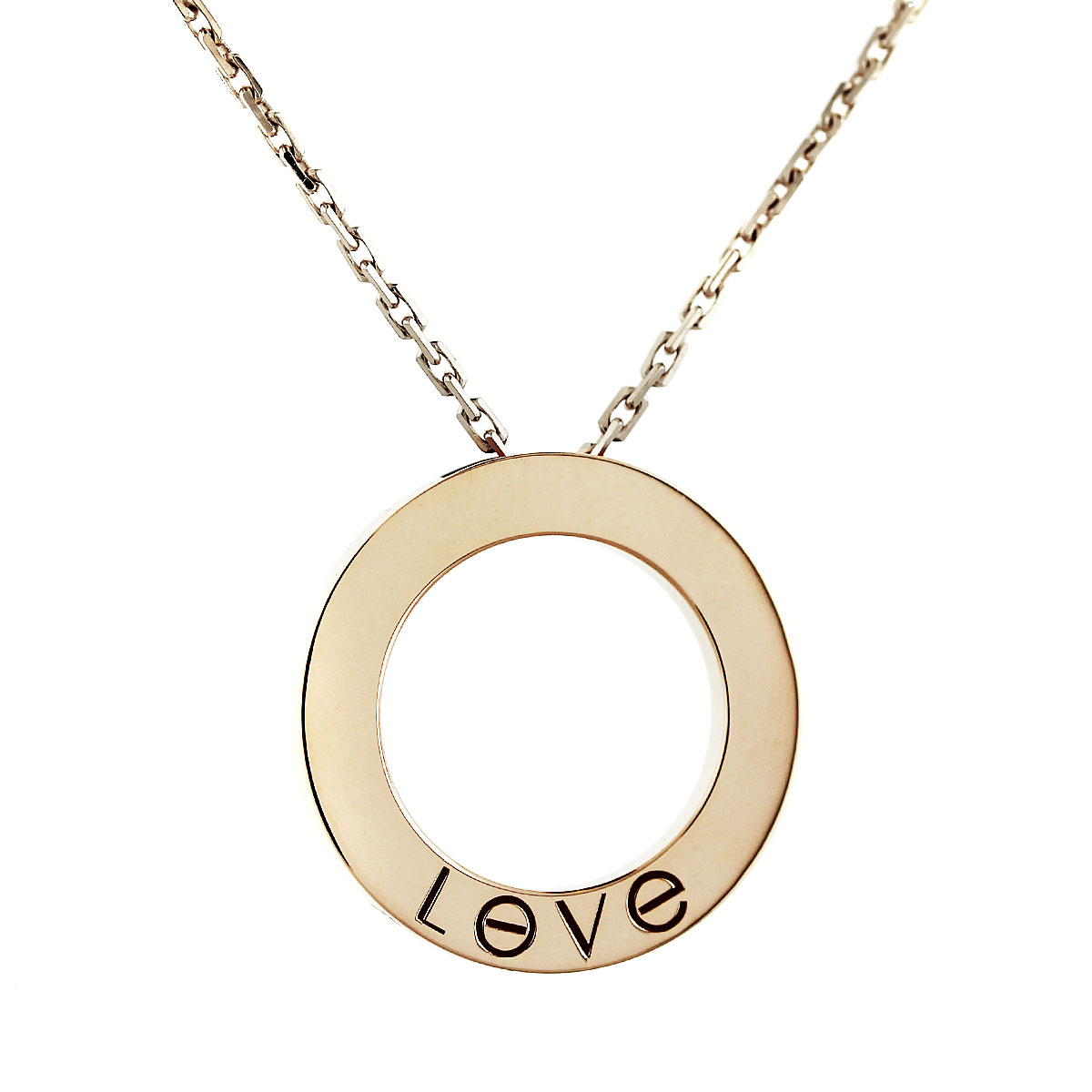 Cartier 18k Rose Gold Love Necklace