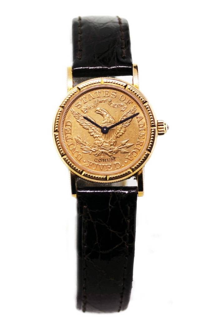 Pre-owned Corum $5 Dollar Gold Coin Watch