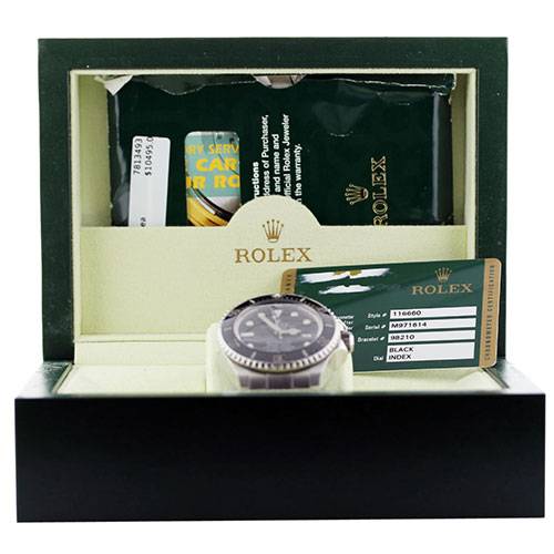Used Rolex Sea-Dweller Deepsea 116660 with Box and Papers