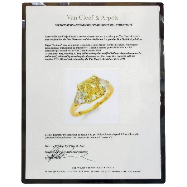 Van Cleef & Arpels engagement ring