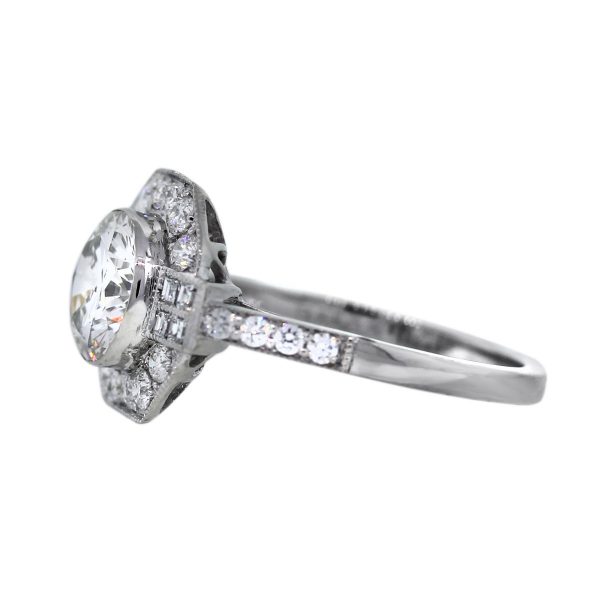 Art Deco Diamond Engagement ring