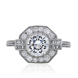 Art Deco Style Engagement Ring