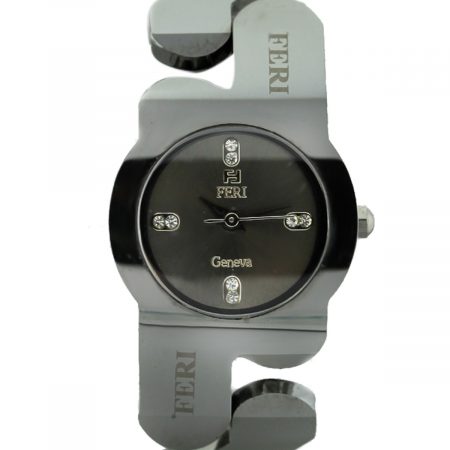 FERI Disenador Cubic Zirconia Tungsten Ladies Watch
