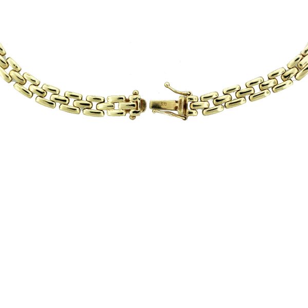 14k Yellow Gold Sapphire, Emerald, Diamond Necklace South Florida