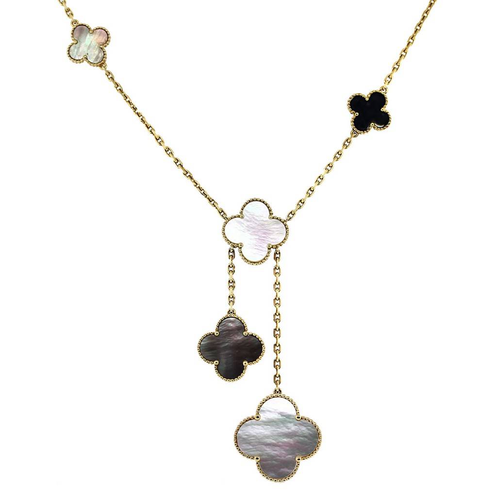 Van Cleef & Arpels Magic Alhambra Necklace With Pendant