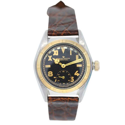 Vintage Rolex Bubbleback 2940 Stainless Steel & Gold Watch